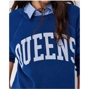 Free People Retro Brand “QUEENS” Sweatshirt